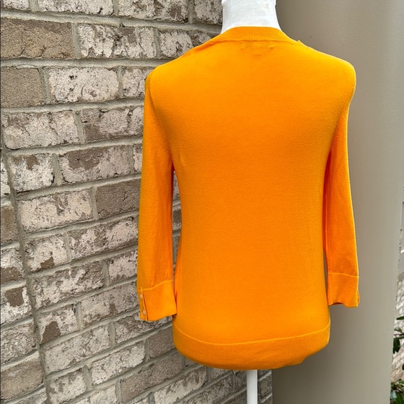 New GAP Vibrant Orange Cardigan Sweater NWOT - Picture 4 of 14